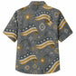 Labor Day Hawaiian Shirt- Flowing Stripe and Star Print for the Weekend