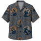 Labor Day Hawaiian Shirt- Foreman Portrait Paisley Print for Summer