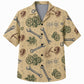 Labor Day Hawaiian Shirt Gear Wrench Cream Print for the Holiday