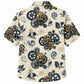 Labor Day Hawaiian Shirt- Gear and Bloom Botanical Print for Summer