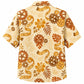 Labor Day Hawaiian Shirt- Gear and Tape Measure Bloom Print for Summer