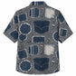 Labor Day Hawaiian Shirt- Gray Denim Pocket and Rivet Patch Print
