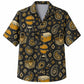 Labor Day Hawaiian Shirt- Grill Basket Paisley Print for Cookouts