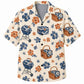 Labor Day Hawaiian Shirt- Grill Cooler and Hibiscus Picnic Print