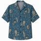 Labor Day Hawaiian Shirt- Grill and Adirondack Chair Bolt Print