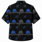 Labor Day Hawaiian Shirt Hammer Helmet Black Print for the Holiday