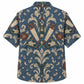 Labor Day Hawaiian Shirt- Handsaw and Hand Plane Damask Print