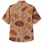 Labor Day Hawaiian Shirt- Hard Hat Blueprint and Timber Log Print