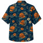 Labor Day Hawaiian Shirt - Hard Hat Hibiscus Palm Print for Weekend Wear
