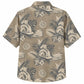 Labor Day Hawaiian Shirt- Hard Hat Palm Frond and Plank Print