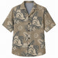 Labor Day Hawaiian Shirt- Hard Hat Palm Frond and Plank Print