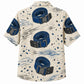 Labor Day Hawaiian Shirt Hard Hat Sketch Cream Print for the Holiday