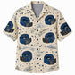 Labor Day Hawaiian Shirt Hard Hat Sketch Cream Print for the Holiday