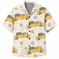 Labor Day Hawaiian Shirt- Holiday Banner Diamond Print for the Weekend