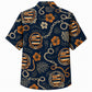 Labor Day Hawaiian Shirt - Island Flag Rope Hibiscus Print for Tradesmen