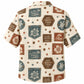 Labor Day Hawaiian Shirt- Island Works Patch and Pocket Print
