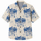 Labor Day Hawaiian Shirt Liberty Bell Cream Print for the Holiday