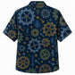 Labor Day Hawaiian Shirt- Midnight Gear Bolt and Floral Print