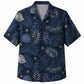Labor Day Hawaiian Shirt- Midnight Helmet Palm and Star Print