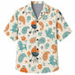 Labor Day Hawaiian Shirt - Paisley Grill and Lawn Chair Print for Tradesmen