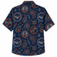 Labor Day Hawaiian Shirt- Paisley Medallion Worker Print for Summer