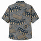 Labor Day Hawaiian Shirt- Plank Sign Star Ribbon Print for the Long Weekend