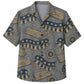 Labor Day Hawaiian Shirt- Plank Sign Star Ribbon Print for the Long Weekend