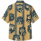 Labor Day Hawaiian Shirt- Rail Local Badge Stripe Print for Workers