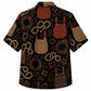Labor Day Hawaiian Shirt- Rope Coil and Work Apron Print for Summer