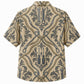 Labor Day Hawaiian Shirt- Rope Knot Damask with Wrench Tool Print