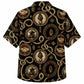 Labor Day Hawaiian Shirt- Rope Knot and Anvil Medallion Print