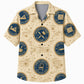 Labor Day Hawaiian Shirt Seal Emblem Cream Print for the Holiday