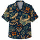 Labor Day Hawaiian Shirt - Sewing Machine Palm Hibiscus Print for Workers