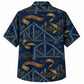 Labor Day Hawaiian Shirt Steel Bridge Ribbon Print for the Holiday