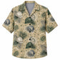 Labor Day Hawaiian Shirt- Tie Dye Burst and Hard Hat Star Print