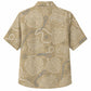Labor Day Hawaiian Shirt- Tonal Toolbox and Rope Monstera Print
