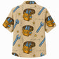 Labor Day Hawaiian Shirt- Tool Belt and Wrench Print for Summer