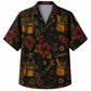 Labor Day Hawaiian Shirt- Tool Pouch Hibiscus Bloom Print for Summer