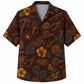 Labor Day Hawaiian Shirt- Toolbox Hibiscus Bloom Print for Summer