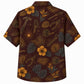 Labor Day Hawaiian Shirt- Toolbox Hibiscus Bloom Print for Summer