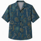 Labor Day Hawaiian Shirt- Toolbox Paisley Monstera Print for Summer
