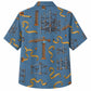Labor Day Hawaiian Shirt - Tower Crane and Scaffold Print for the Jobsite
