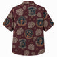 Labor Day Hawaiian Shirt- Union Badge Monstera Design for the Long Weekend