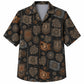 Labor Day Hawaiian Shirt- Union Banner and Ship Wheel Crest Print
