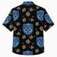 Labor Day Hawaiian Shirt Union Emblem Black Print for the Holiday