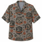 Labor Day Hawaiian Shirt- Union Local Badge and Hibiscus Print