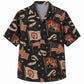 Labor Day Hawaiian Shirt- Union Rally Flag and Star Print for Summer