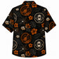 Labor Day Hawaiian Shirt - Welder Emblem Hibiscus Print for the Cookout