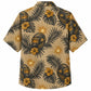 Labor Day Hawaiian Shirt- Welding Helmet Palm Leaf Print for Summer