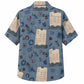 Labor Day Hawaiian Shirt Work Ticket Blue Print for the Holiday